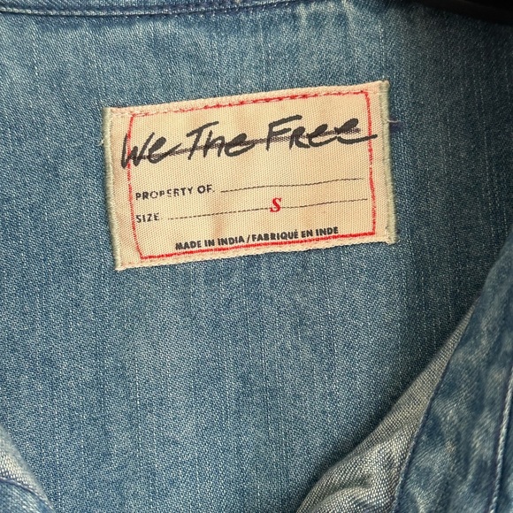 We The Free Heritage Quilted Shirt Jacket MWT - Picture 9 of 10